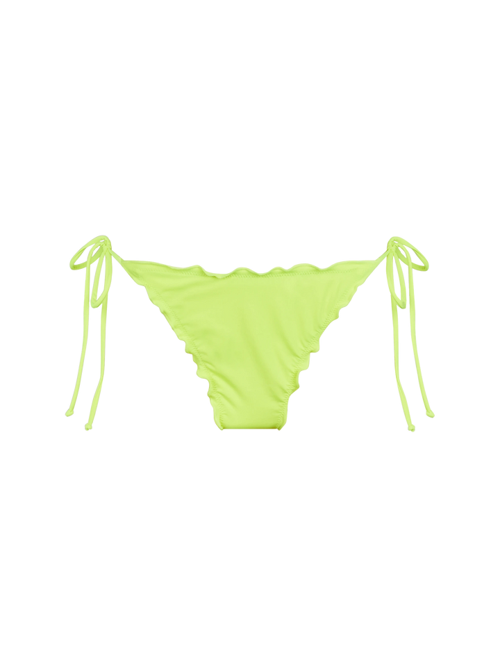Woman fluo yellow classic triangle bikini Sagittarius Miami - MC2 Saint Barth