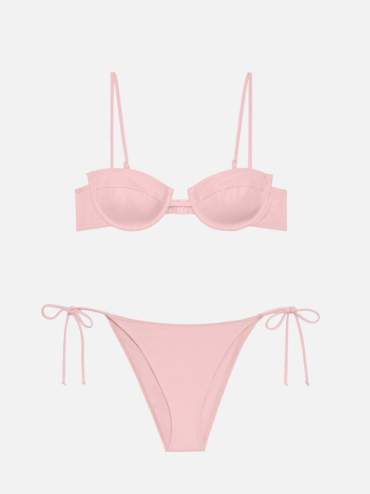 Salina Virgo rosa Bralette-Bikini 