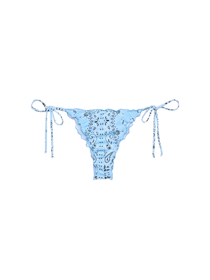 Miami cheeky swim briefs with bandana print