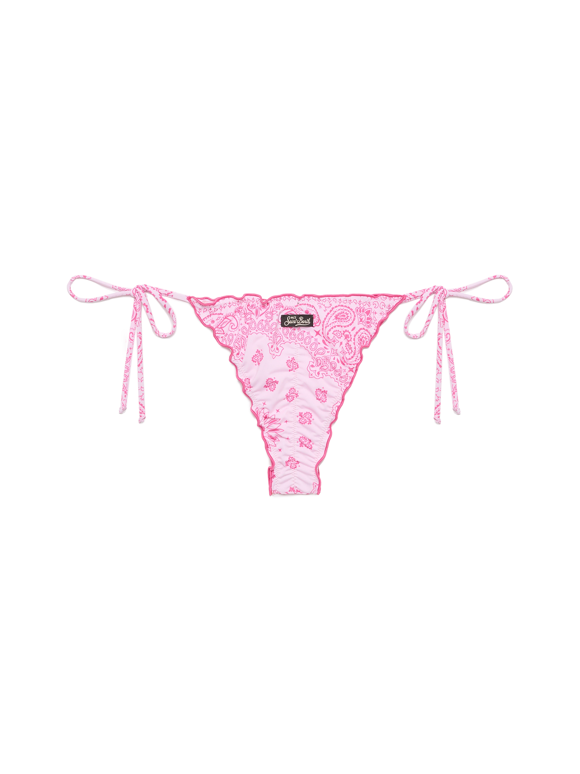 Miami cheeky swim briefs with bandanna print - MC2 Saint Barth