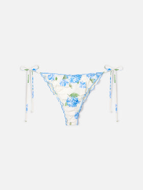 Slip mare Miami cheeky con fantasia floreale