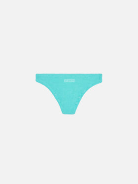 Mica water green crinkle swim briefs - MC2 Saint Barth
