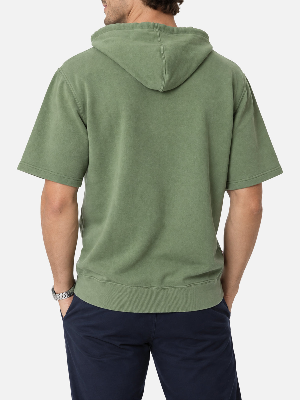 Felpa Mike maniche corte verde