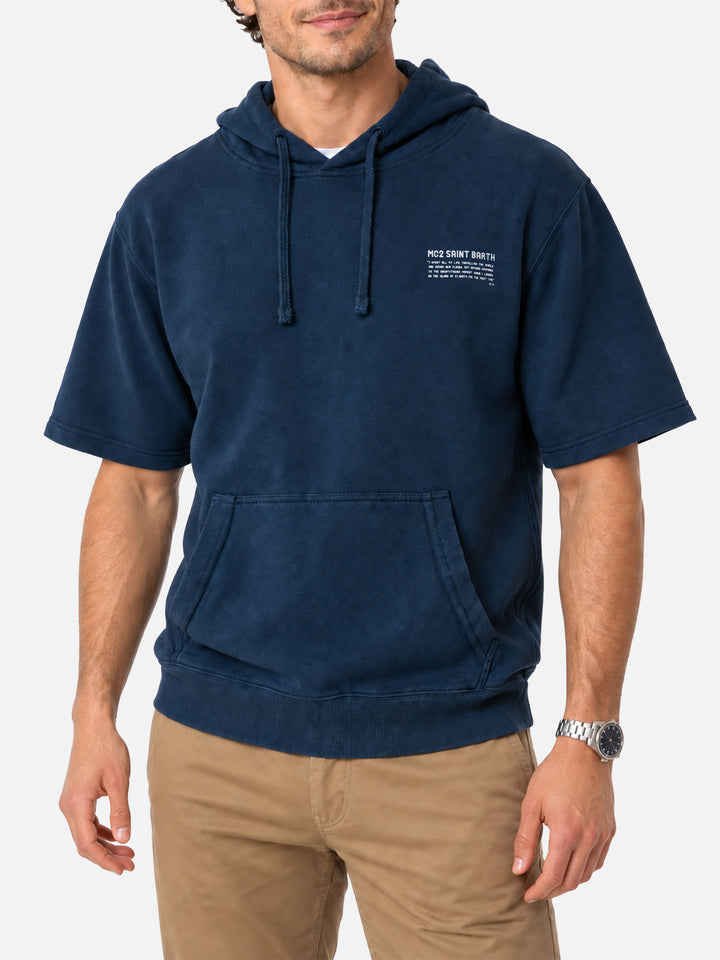 Sudadera de manga corta Mike navy 
