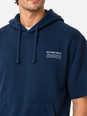 Felpa Mike maniche corte blu navy