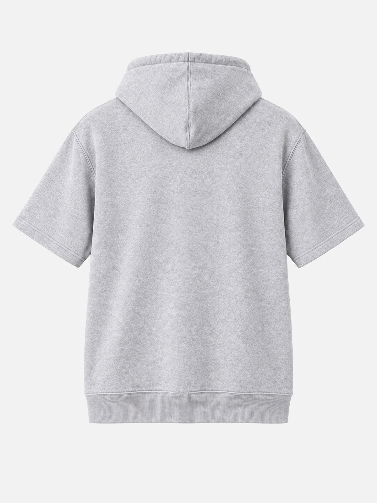 Mike grauer Kurzarm-Hoodie 