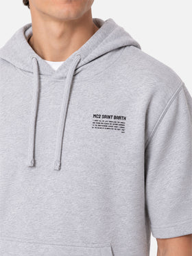 Mike grauer Kurzarm-Hoodie 