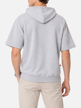 Mike grauer Kurzarm-Hoodie 