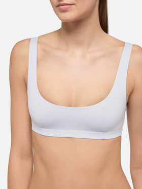Minerva silver heatsealed classic bralette - MC2 Saint Barth