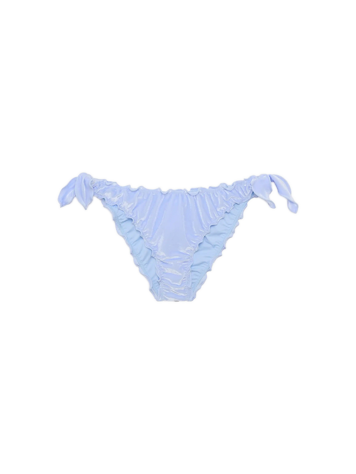 Moon light blue velvet classic swim briefs - MC2 Saint Barth