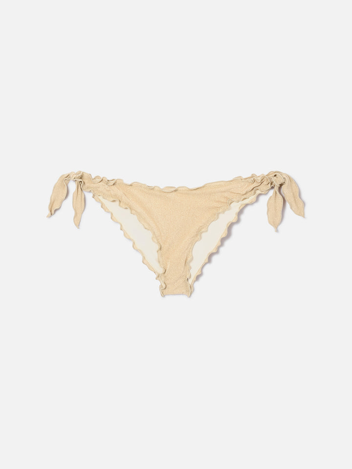 Slip mare donna classico in lurex oro oro Moon