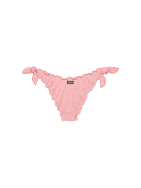 Moon pink Sangallo lace classic swim briefs - MC2 Saint Barth