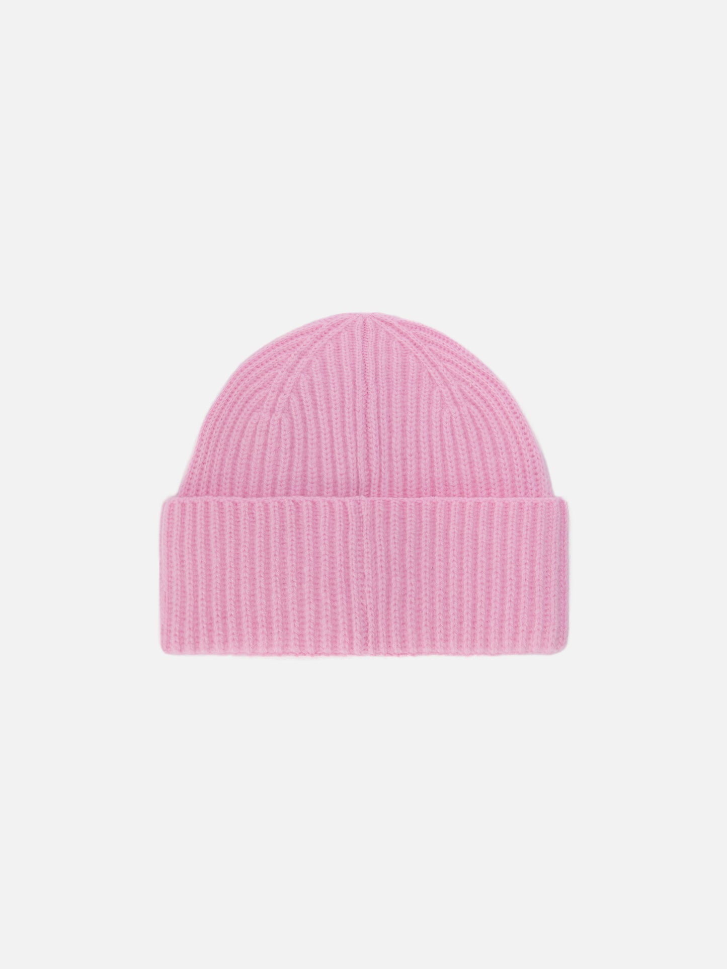 Moosgrüne Mütze aus 100 % Wolle mit St. Barth-Stickerei in Rosa.