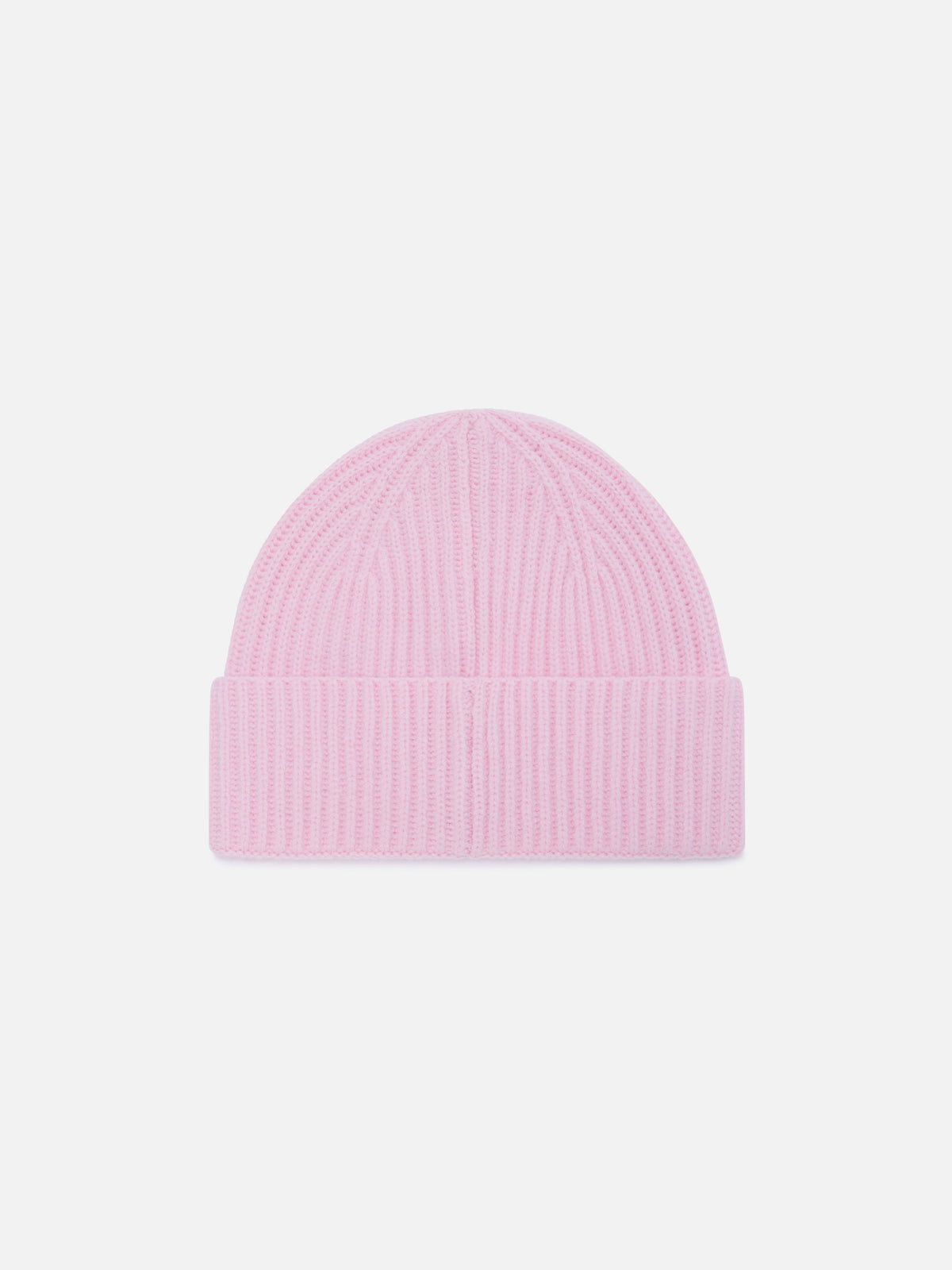 Berretto Moss rosa in misto lana e alpaca con ricamo logo