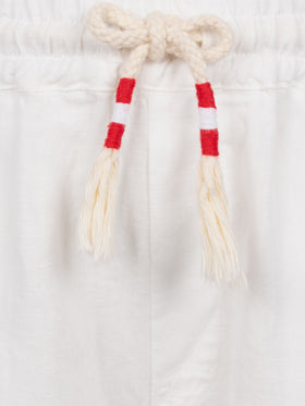 Marseille Jr white linen bemuda - MC2 Saint Barth