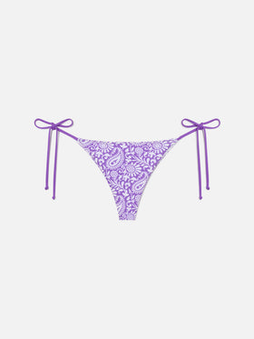 Bas de bikini Marielle à imprimé paisley 