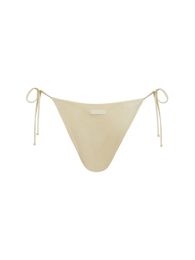 Marielle gold classic swim briefs with rhinestone embellishment - MC2 Saint Barth