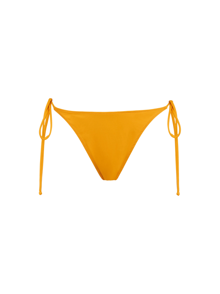 Woman ochre yellow classic swim briefs Marielle - MC2 Saint Barth