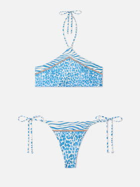 Nairobi Marielle multicolor safari animal print bikini