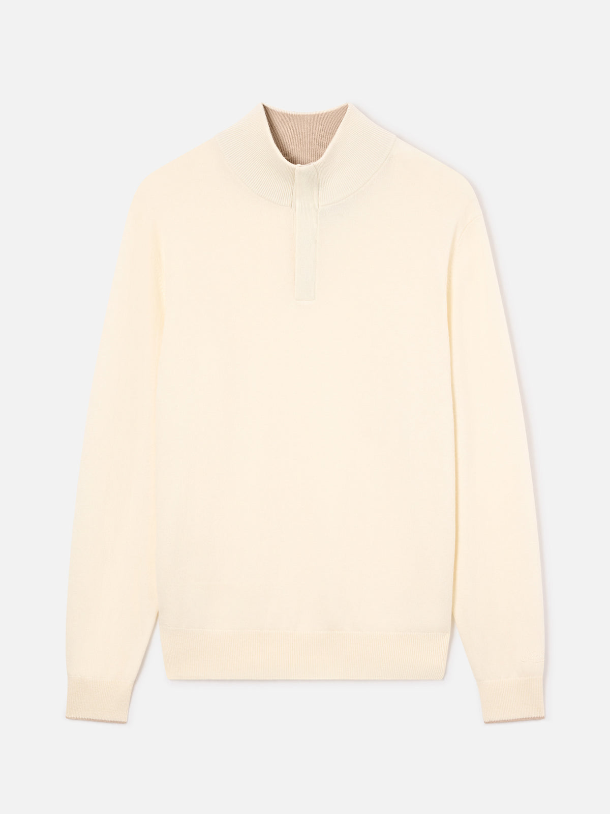 Off white Marlow Strick aus Woll- und Kaschmirmischung mit hohem Kragen 