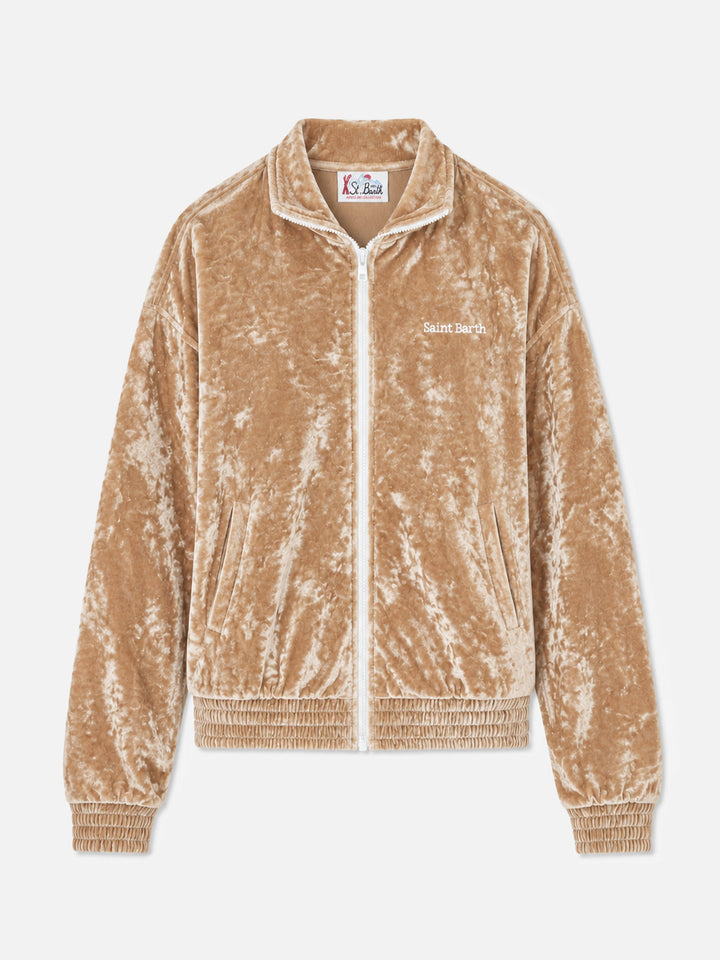 Sweat-shirt en chenille beige Miriam 