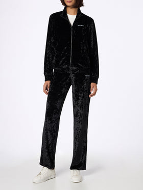 Woman sweatshirt Miriam black chenille - MC2 Saint Barth