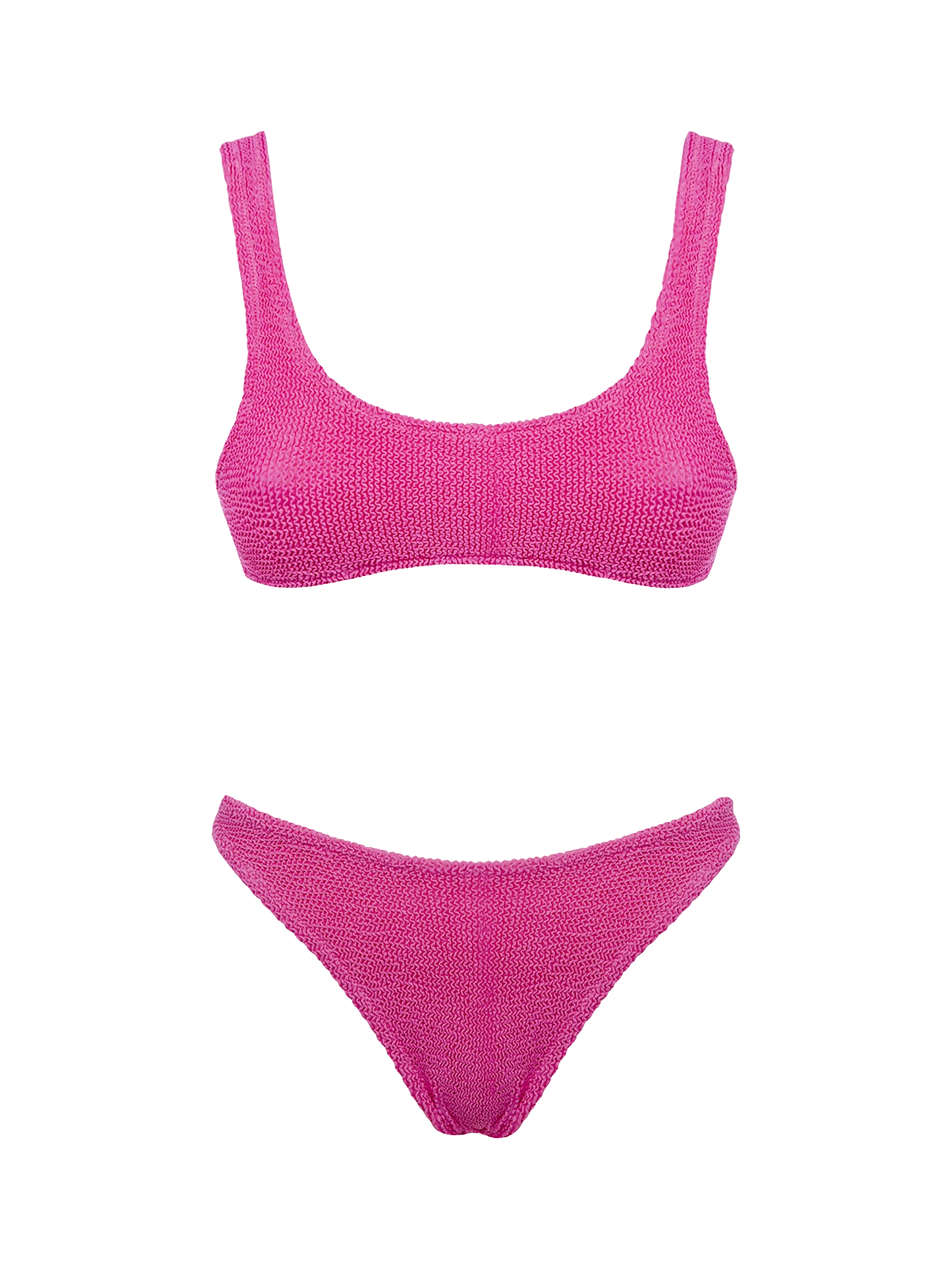 Pink crinkle bralette bikini Naima Elise - MC2 Saint Barth