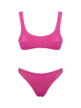 Pink crinkle bralette bikini Naima Elise - MC2 Saint Barth