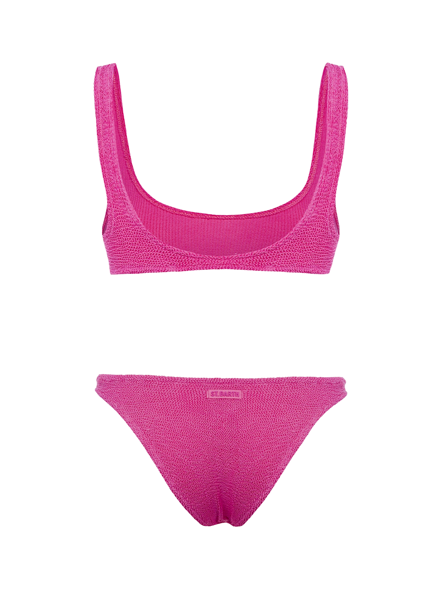 Pink crinkle bralette bikini Naima Elise - MC2 Saint Barth