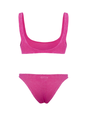 Pink crinkle bralette bikini Naima Elise - MC2 Saint Barth