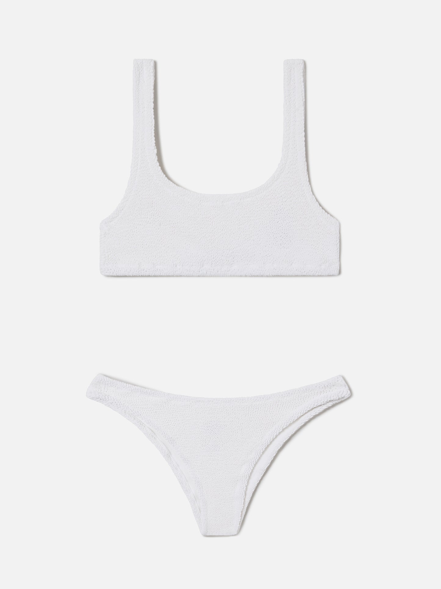 Bikini Naima Elise crinkle bianco
