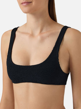 Bikini negro de efecto arrugado Naima Naomi 
