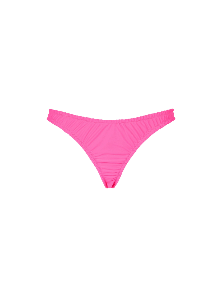 Fluo pink Nalu cheekiest solid color swim briefs