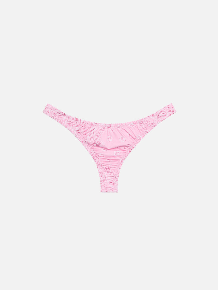 Nalu cheekiest swim briefs with bandanna print - MC2 Saint Barth