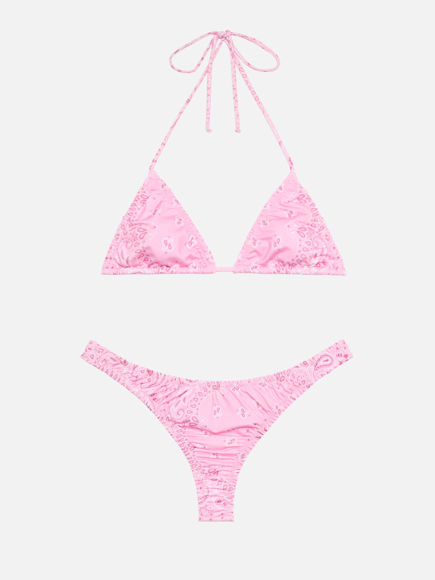 Nilly Nalu klassischer Triangel-Bikini mit Bandana-Print
