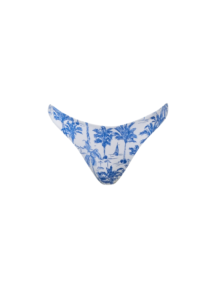 Woman Toile de Jouy scoop bralette bikini May Naomi - MC2 Saint Barth