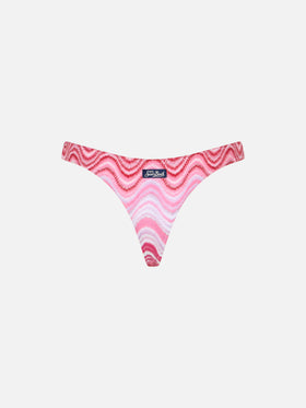 Bas de bikini cheeky en maille raschel femme Naomi 