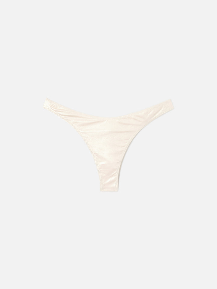 Braguita de bikini cheeky Naomi con efecto foil dorado 