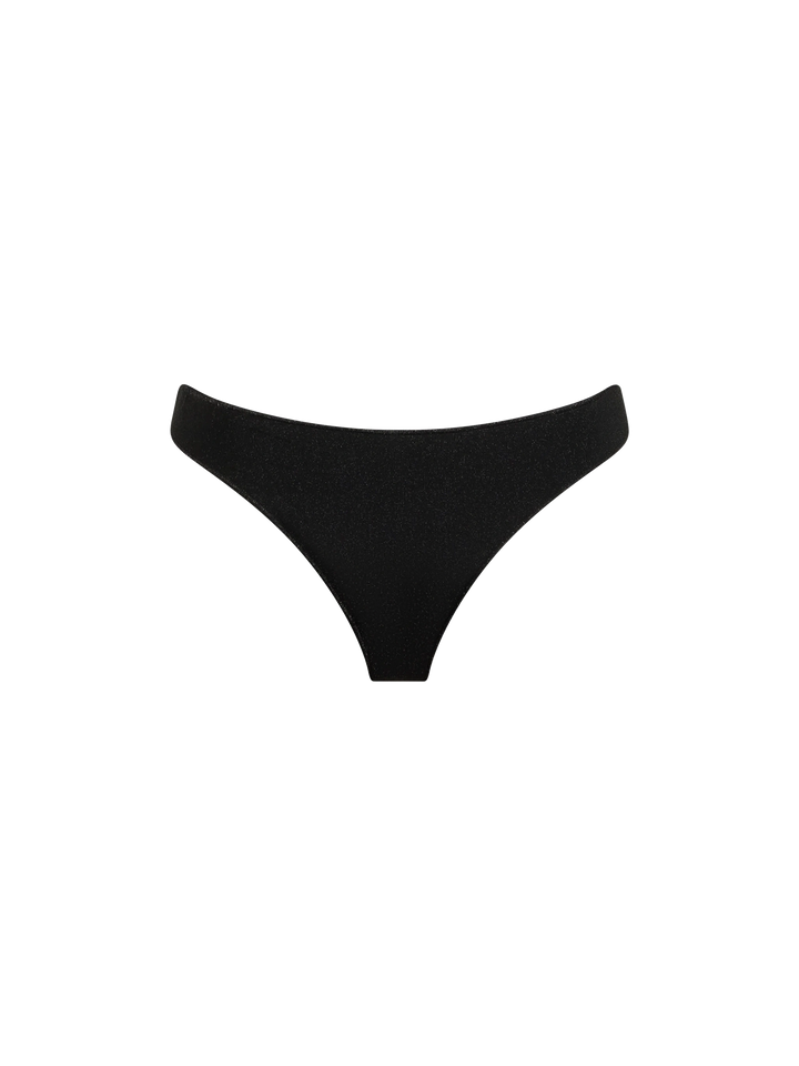 Woman black lurex bralette bikini Sadie Naomi - MC2 Saint Barth
