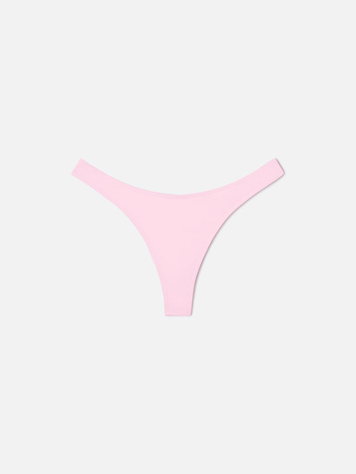 Amira Naomi light pink balconette bikini in solid color
