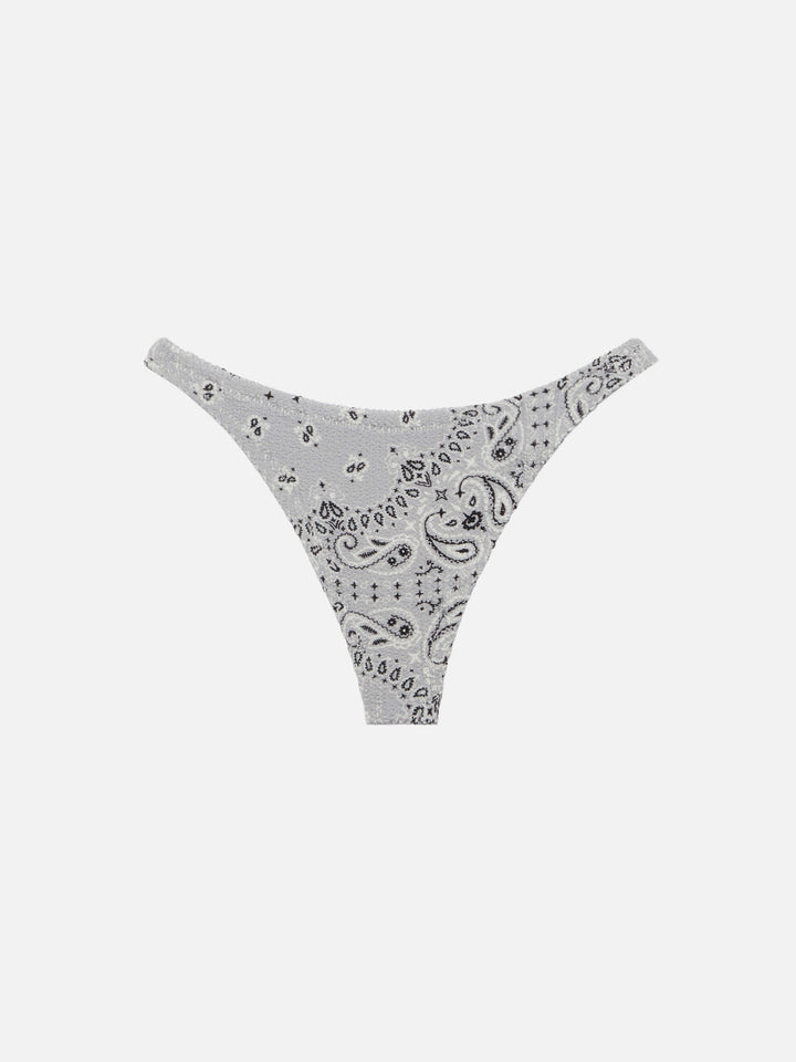 Naomi cheeky swim briefs with bandana print