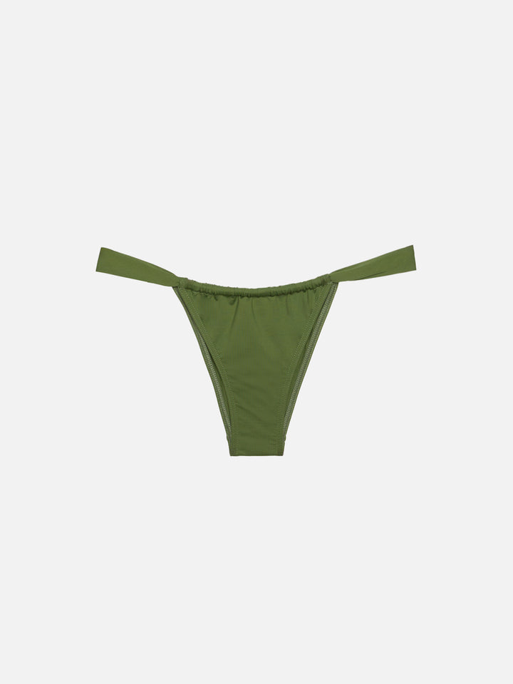 Noelle military green cheekiest swim briefs