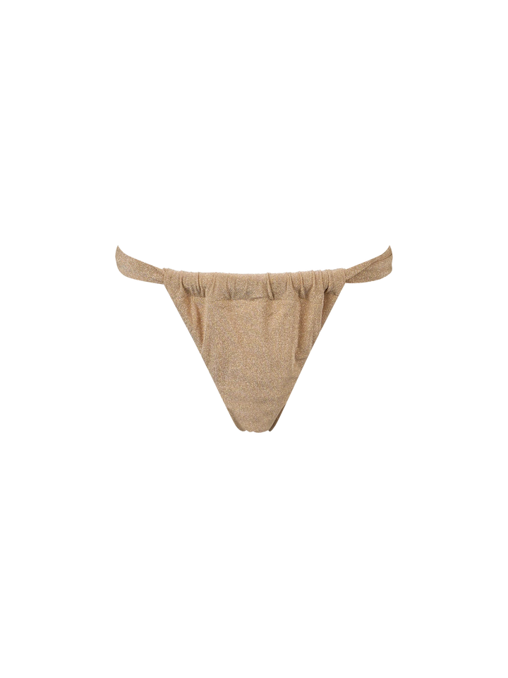 Woman lurex scooped bikini swimsuit Laryn Noelle - MC2 Saint Barth