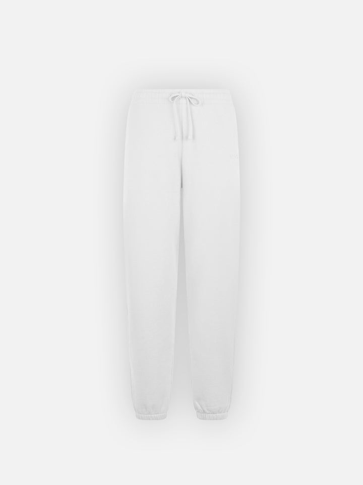 Fleece cotton joggers Odalys Jr with white bandana print