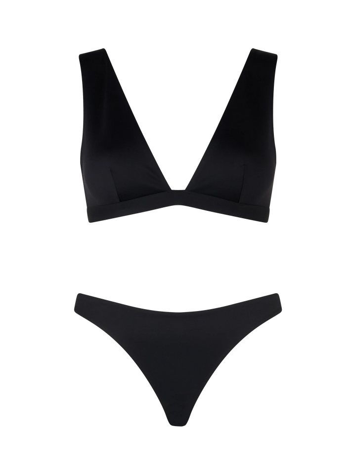 Woman heatsealed scooped beach top Ofelia Reanna - MC2 Saint Barth