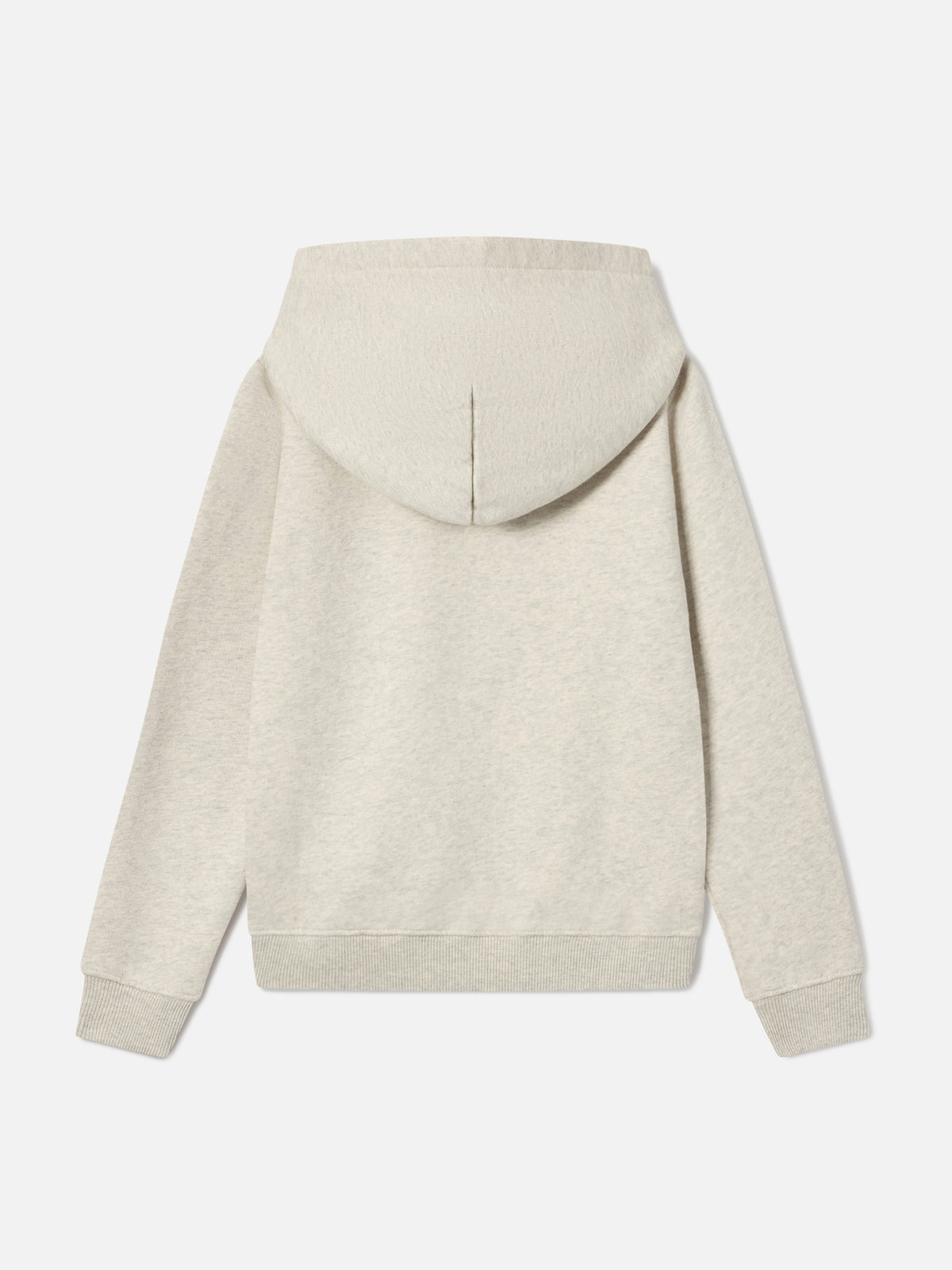Cremefarbener Oliver Hoodie aus Baumwollmischung mit St. Barth-Patch 