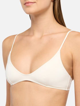 Bralette scollata color crema Paloma