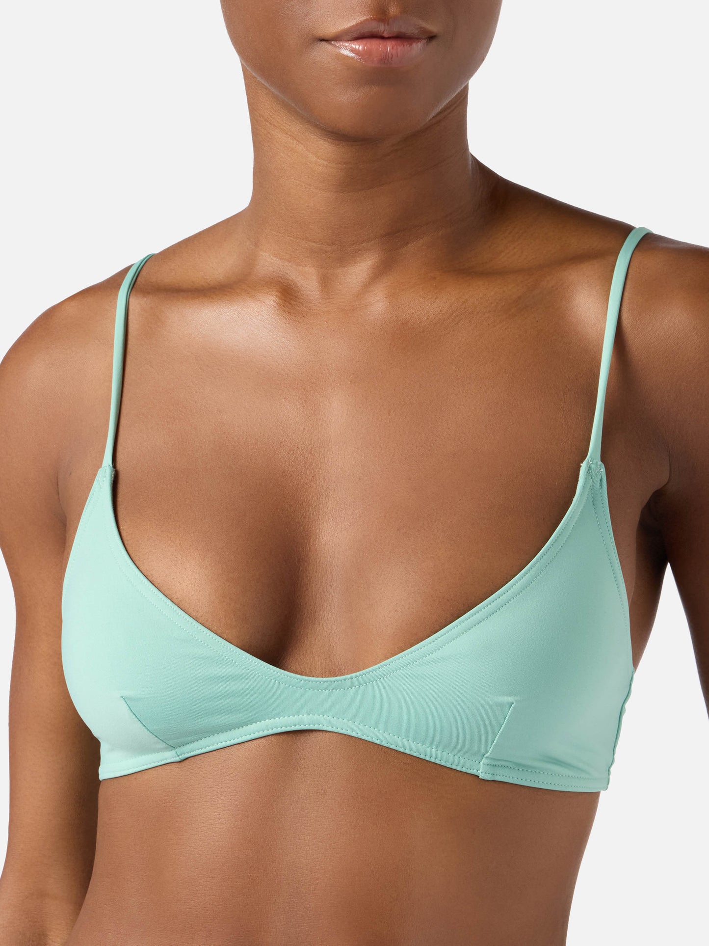 Top bikini Paloma bralette con gancio salvia 
