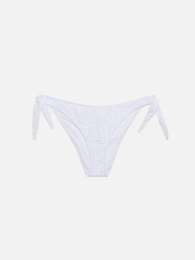 Yali black Sangallo lace classic swim briefs - MC2 Saint Barth