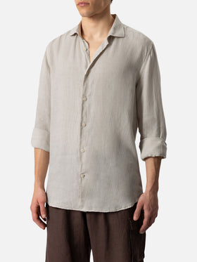 Off-white linen shirt Pamplona - MC2 Saint Barth